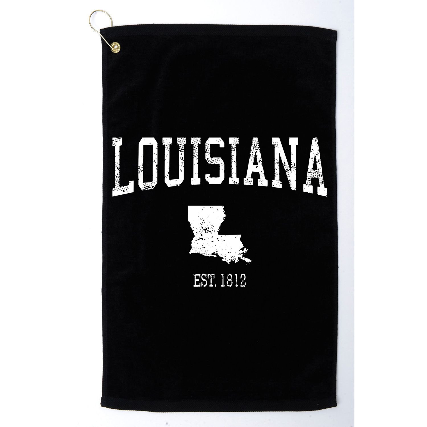 Louisiana Vintage Sports Design La Golf Towel
