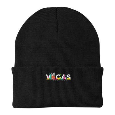 Las Vegas Skyline Retro Vintage Nevada Souvenir Gift Beanie