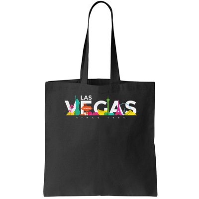 Las Vegas Skyline Retro Vintage Nevada Souvenir Gift Bag