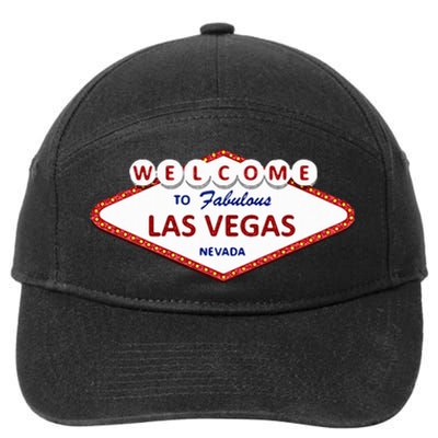 Las Vegas Sign Nevada 7-Panel Snapback Hat