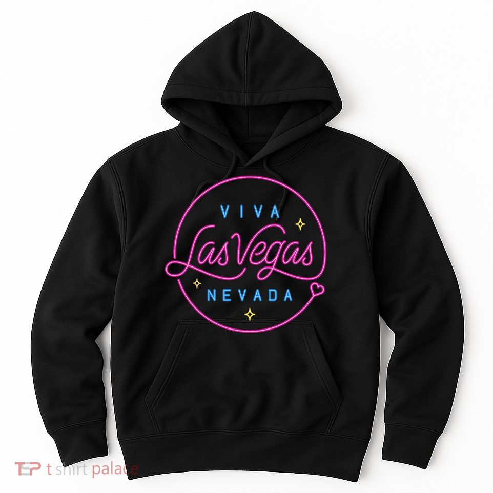 Las Vegas Sign Nevada Aesthetic Design Classic Hoodie