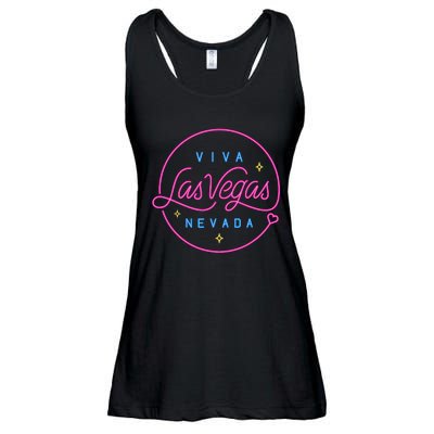 Las Vegas Sign Nevada Aesthetic Design Classic Ladies Essential Flowy Tank