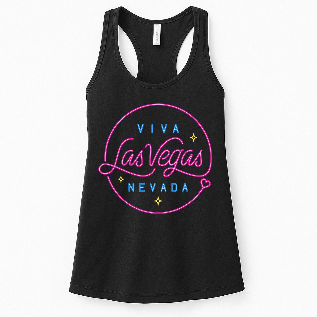 Las Vegas Sign Nevada Aesthetic Design Classic Womens Tank Top