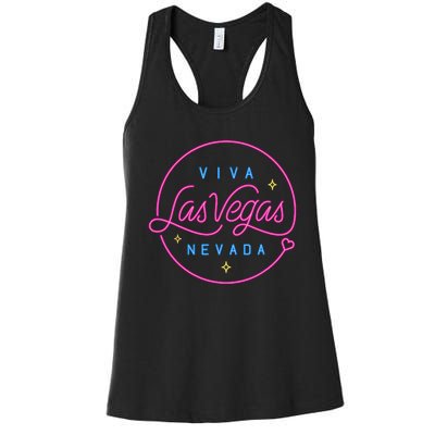 Las Vegas Sign Nevada Aesthetic Design Classic Women's Racerback Tank