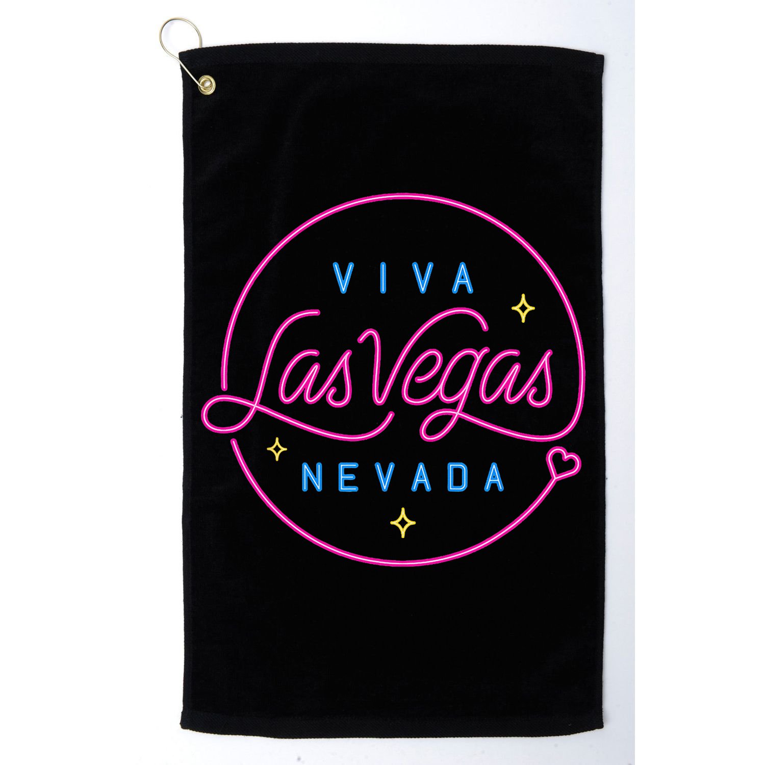 Las Vegas Sign Nevada Aesthetic Design Classic Golf Towel