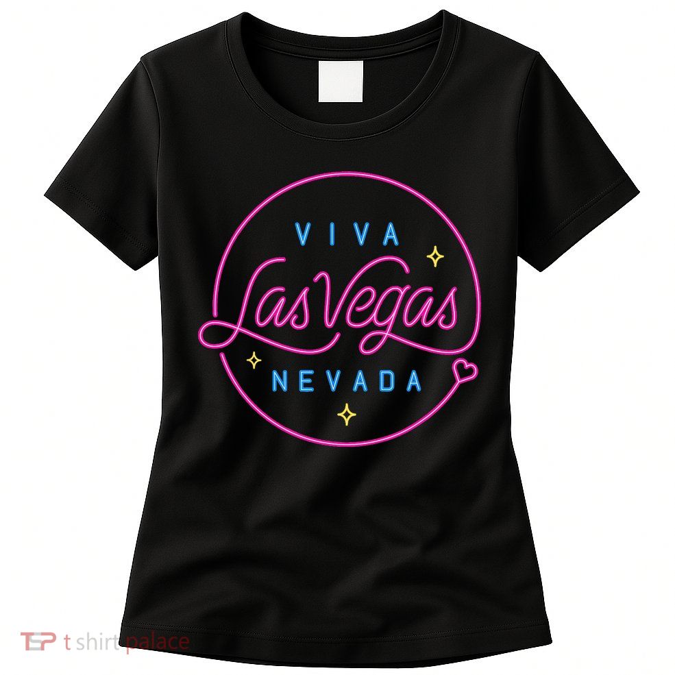 Las Vegas Sign Nevada Aesthetic Design Classic Womens T-Shirt