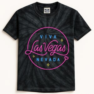 Las Vegas Sign Nevada Aesthetic Design Classic Kids Tie-Dye T-Shirt