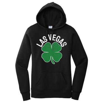 Las Vegas Shamrock St. Patrick's Day Saint Paddy's Irish Women's Pullover Hoodie