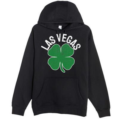 Las Vegas Shamrock St. Patrick's Day Saint Paddy's Irish Premium Pullover Hoodie