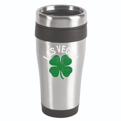 Las Vegas Shamrock St. Patrick's Day Saint Paddy's Irish 16oz Travel Tumbler