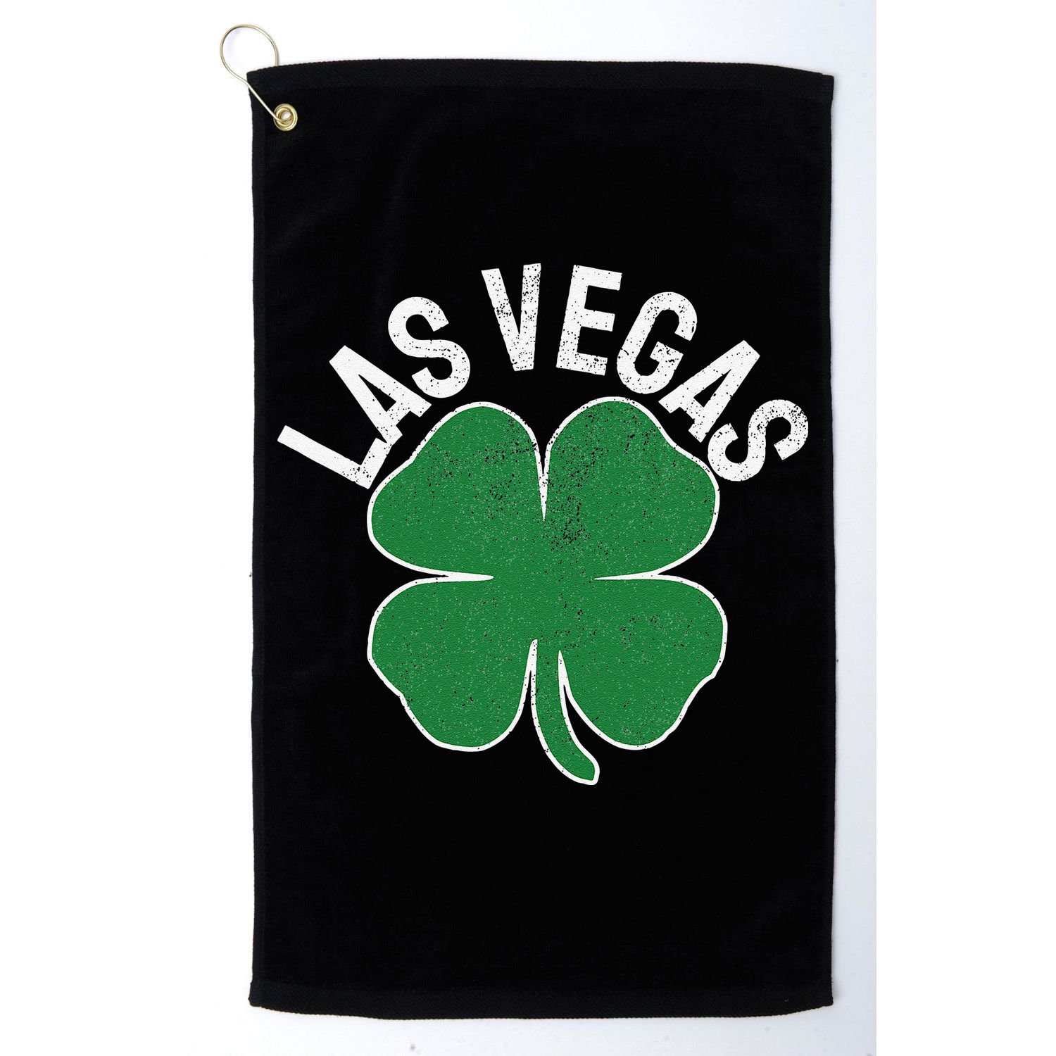 Las Vegas Shamrock St. Patrick's Day Saint Paddy's Irish Golf Towel