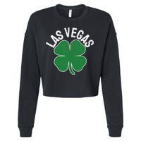 Las Vegas Shamrock St. Patrick's Day Saint Paddy's Irish Cropped Pullover Crew