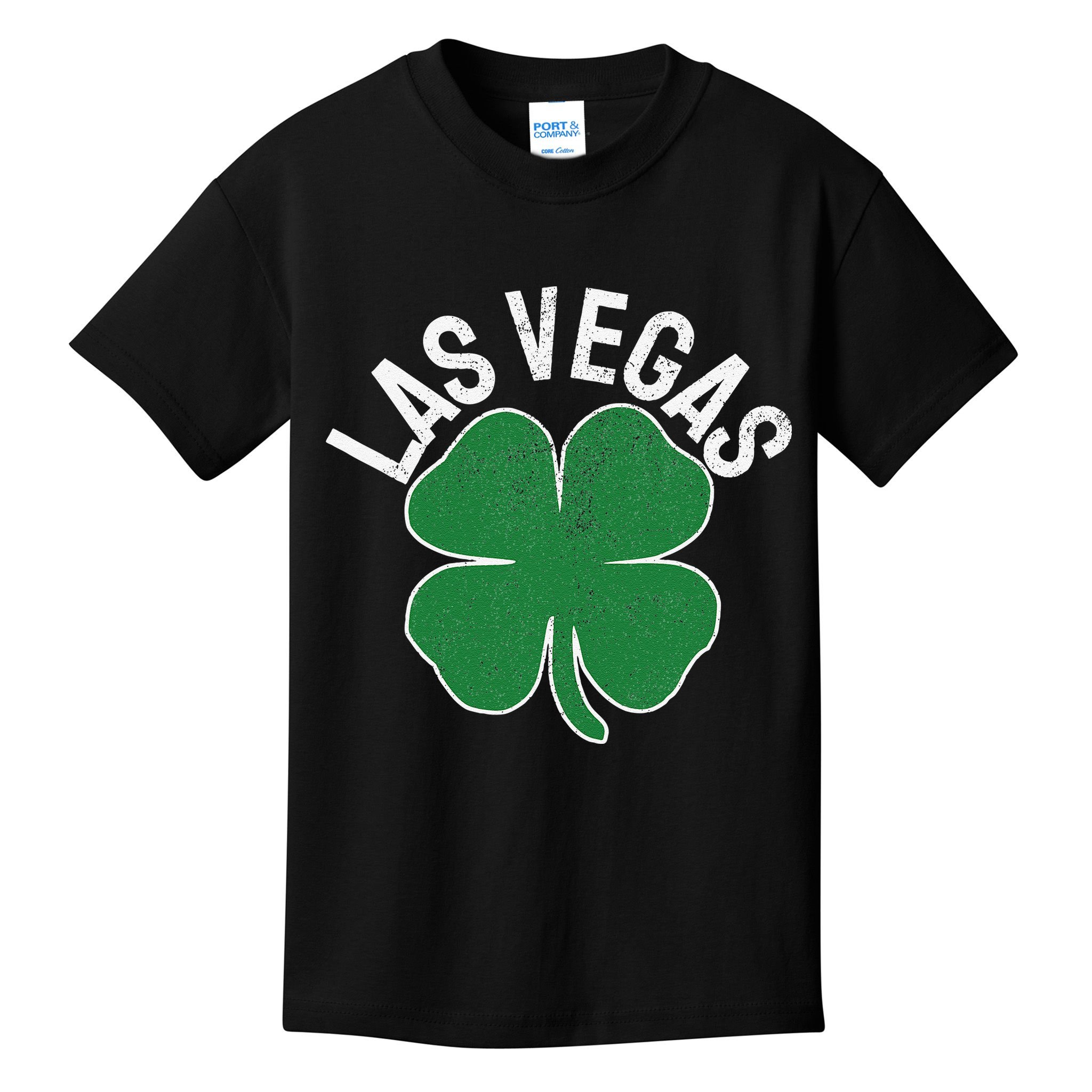 Las Vegas Shamrock St. Patrick's Day Saint Paddy's Irish Kids T-Shirt