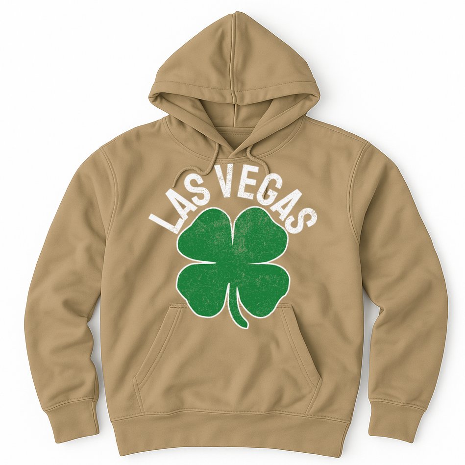 Las Vegas Shamrock St. Patrick's Day Saint Paddy's Irish Hoodie