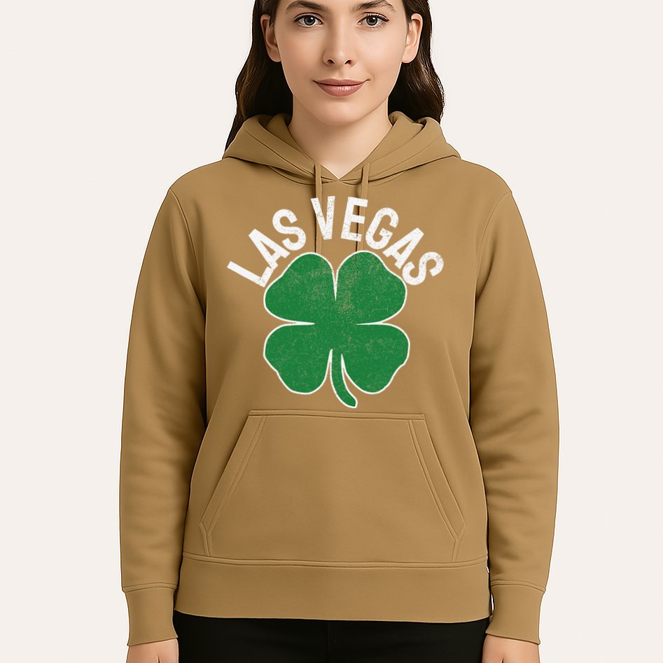 Las Vegas Shamrock St. Patrick's Day Saint Paddy's Irish Hoodie