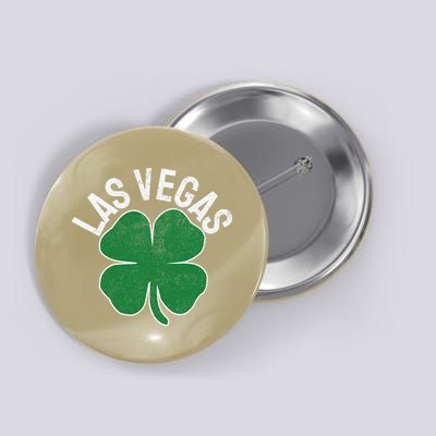 Las Vegas Shamrock St. Patrick's Day Saint Paddy's Irish Button