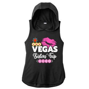 Las Vegas Sisters Trip 2024 Girl Trip Ladies PosiCharge Tri-Blend Wicking Draft Hoodie Tank