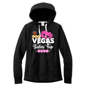 Las Vegas Sisters Trip 2024 Girl Trip Women's Fleece Hoodie