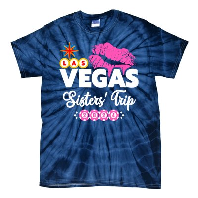 Las Vegas Sisters Trip 2024 Girl Trip Tie-Dye T-Shirt