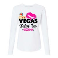 Las Vegas Sisters Trip 2024 Girl Trip Womens Cotton Relaxed Long Sleeve T-Shirt