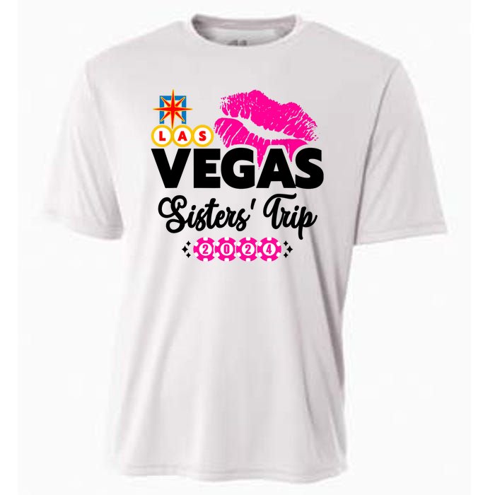 Las Vegas Sisters Trip 2024 Girl Trip Cooling Performance Crew T-Shirt