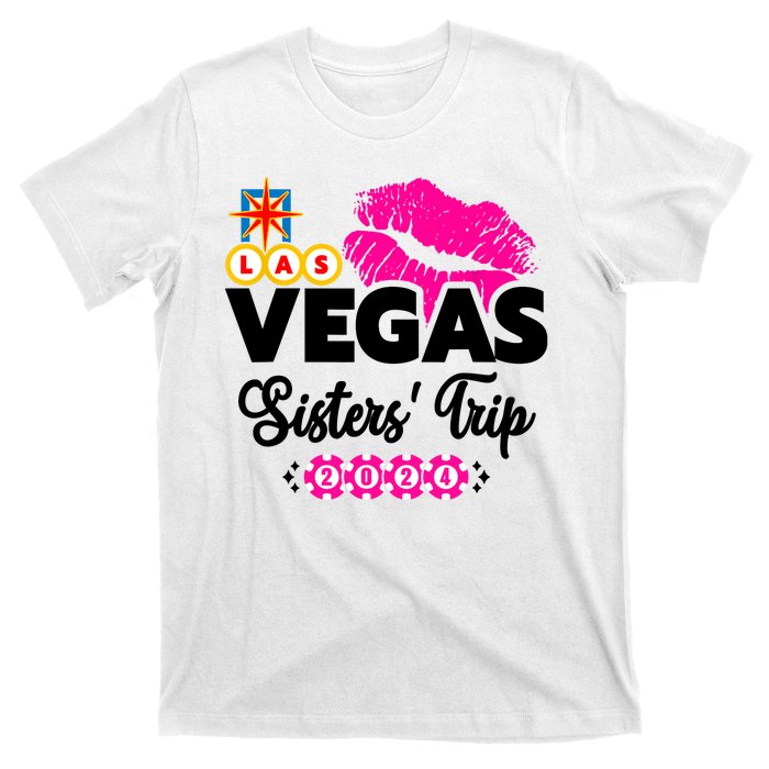 Las Vegas Sisters Trip 2024 Girl Trip T-Shirt