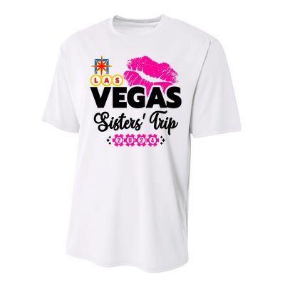 Las Vegas Sisters Trip 2024 Girl Trip Performance Sprint T-Shirt