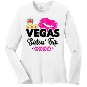 Las Vegas Sisters Trip 2024 Girl Trip Ladies Long Sleeve Shirt