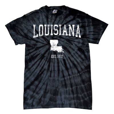 Louisiana Vintage Sports Design La Tie-Dye T-Shirt