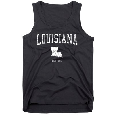 Louisiana Vintage Sports Design La Tank Top