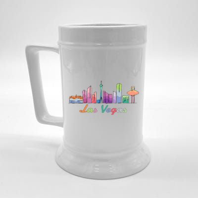 Las Vegas Skyline Aesthetic Design Classic Beer Stein