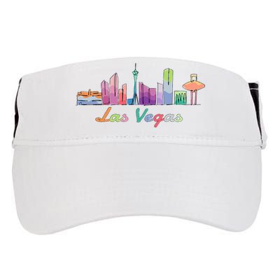 Las Vegas Skyline Aesthetic Design Classic Adult Drive Performance Visor