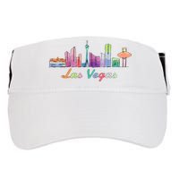 Las Vegas Skyline Aesthetic Design Classic Adult Drive Performance Visor