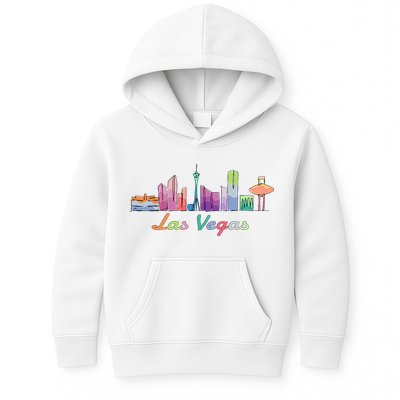 Las Vegas Skyline Aesthetic Design Classic Kids Hoodie