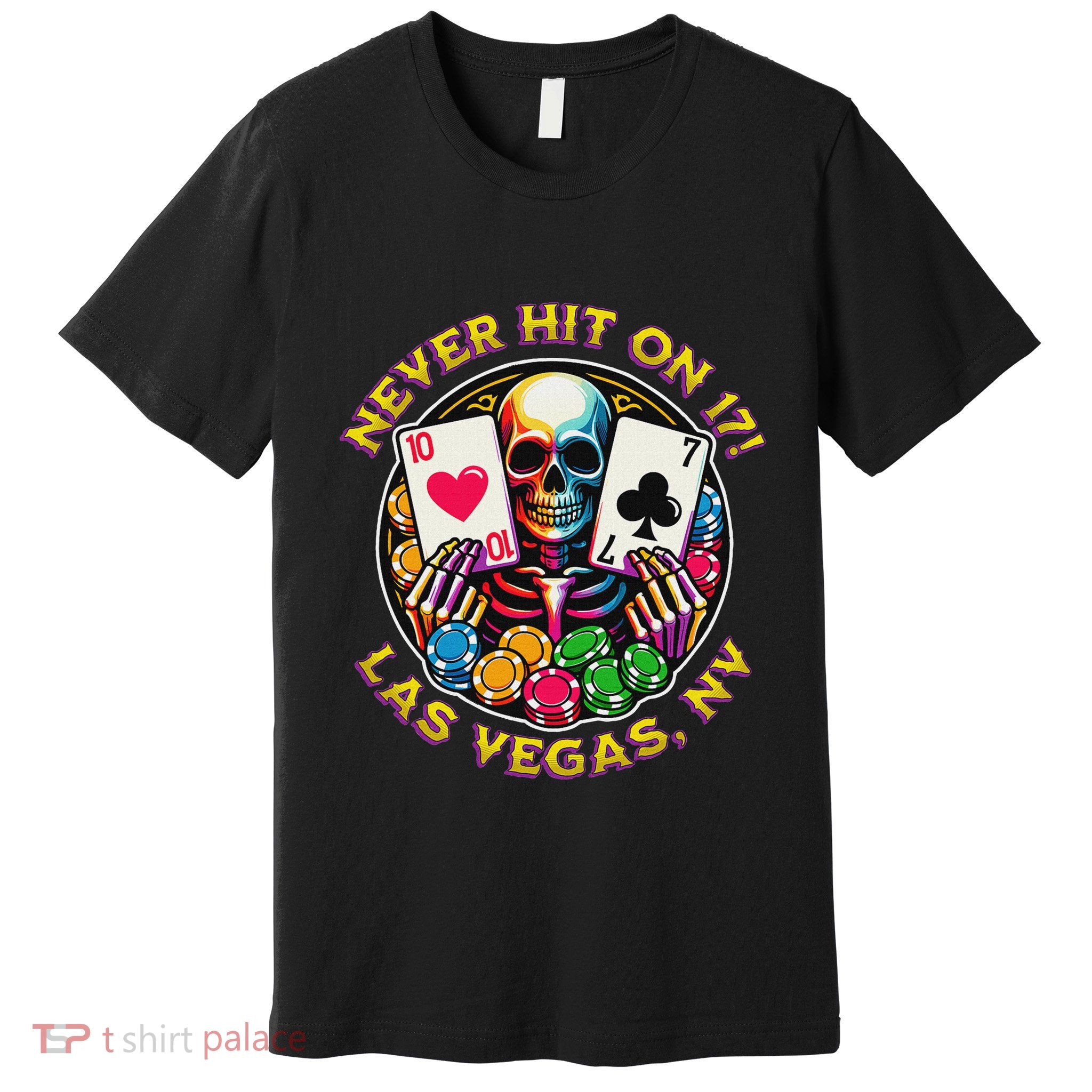 Las Vegas Trip Never Hit On 17 Blackjack Premium T-Shirt