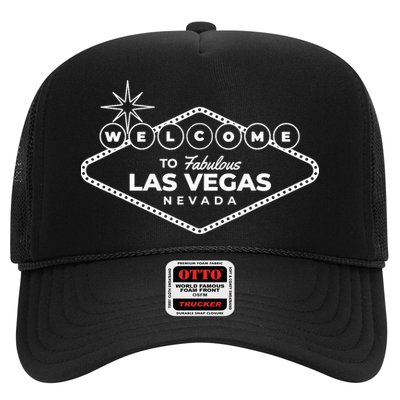 Las Vegas Travel Souvenir Sign Design Vacation Tourist Visit Trucker Hat