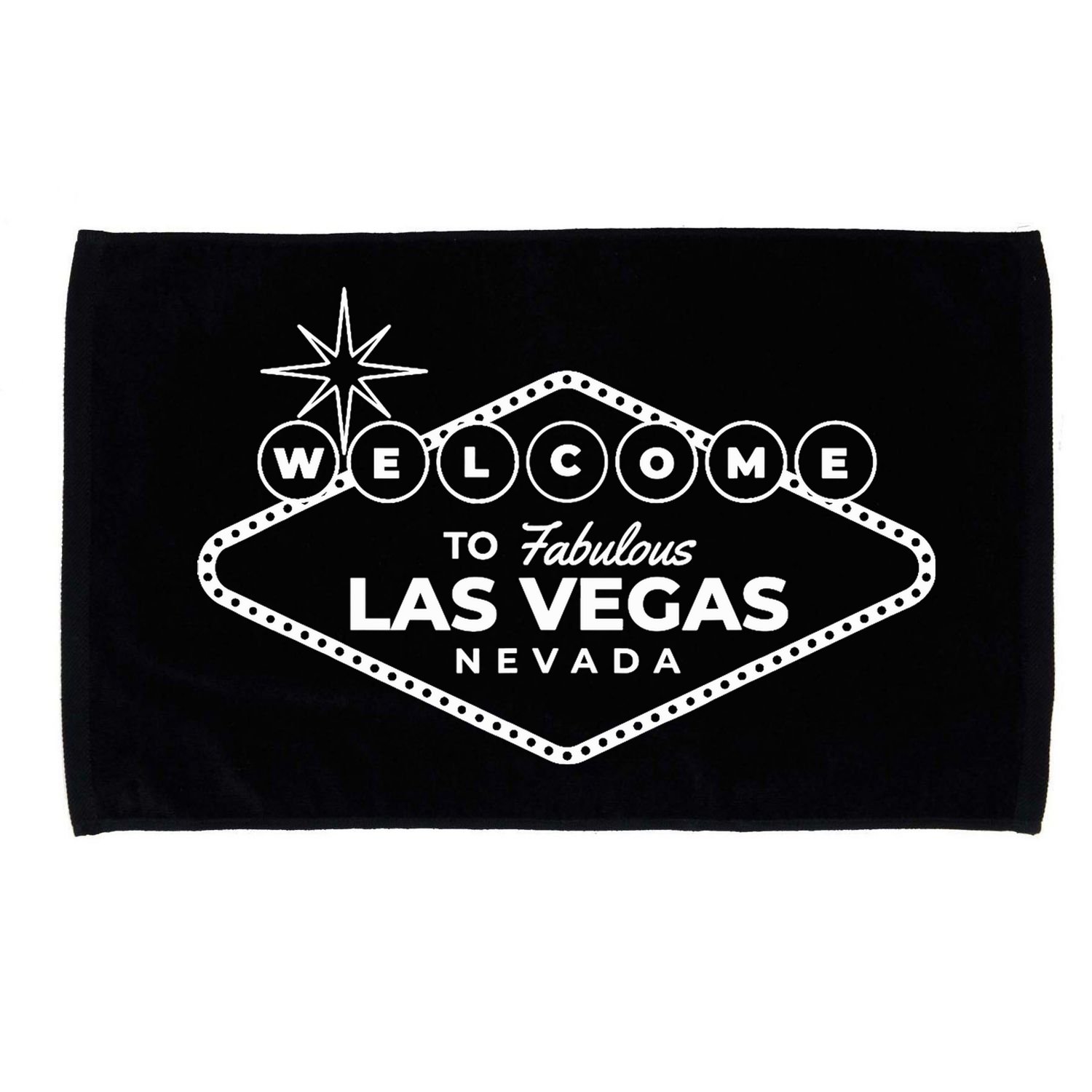 Las Vegas Travel Souvenir Sign Design Vacation Tourist Visit Microfiber Hand Towel