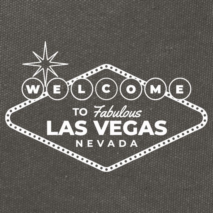 Las Vegas Travel Souvenir Sign Design Vacation Tourist Visit Cotton Canvas Backpack