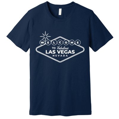 Las Vegas Travel Souvenir Sign Design Vacation Tourist Visit Premium T-Shirt