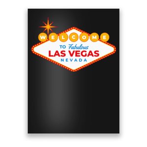 Las Vegas Travel Souvenir Sign Design Vacation Tourist Visit Poster