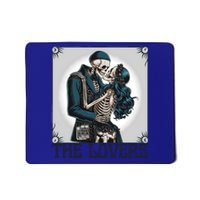 Lovers Vintage Tarot Card Ing Skeleton Astrology Skull Meaningful Gift Mousepad