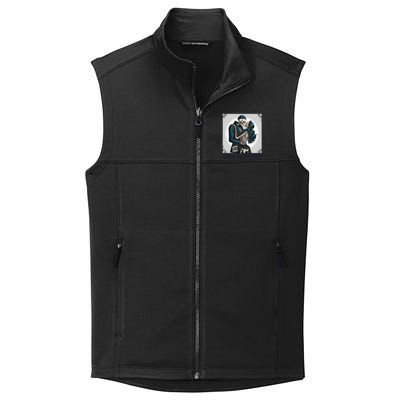 Lovers Vintage Tarot Card Ing Skeleton Astrology Skull Meaningful Gift Collective Smooth Fleece Vest