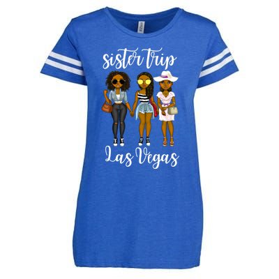 Las Vegas Trip Vacation Sisters Weekend Travel Lover Cute Gift Enza Ladies Jersey Football T-Shirt