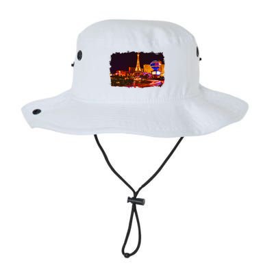 Las Vegas Usa Splash Watercolor Paris Bucket Hat