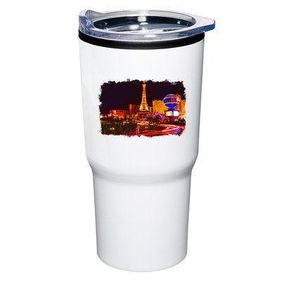 Las Vegas Usa Splash Watercolor Paris Tumbler