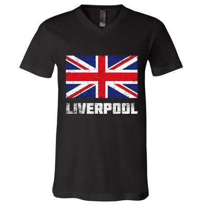 Liverpool Vintage Uk V-Neck T-Shirt