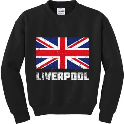 Liverpool Vintage Uk Kids Sweatshirt