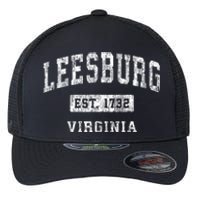 Leesburg Virginia Va Vintage Established Sports Flexfit Unipanel Trucker Cap