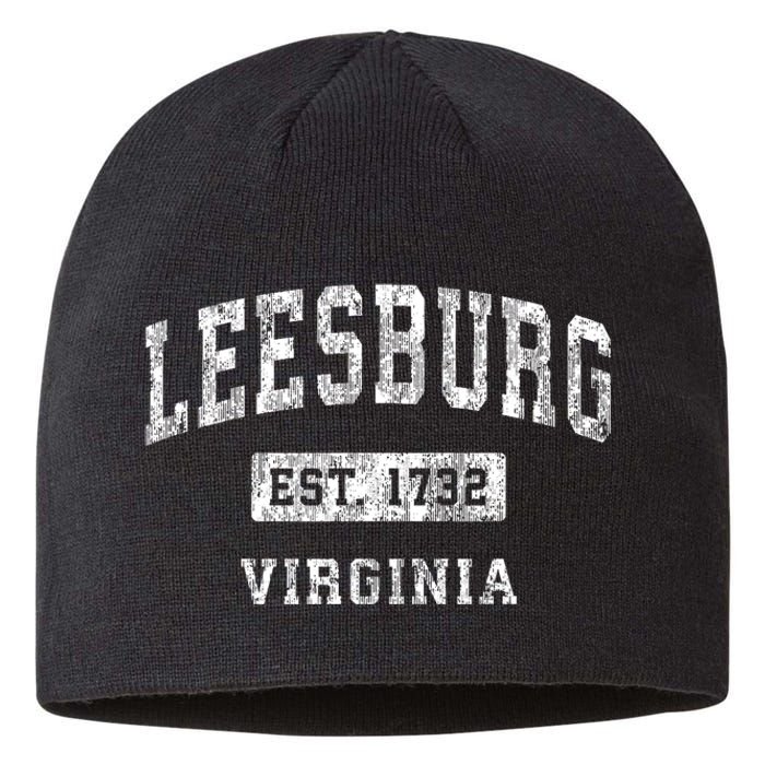 Leesburg Virginia Va Vintage Established Sports Sustainable Beanie