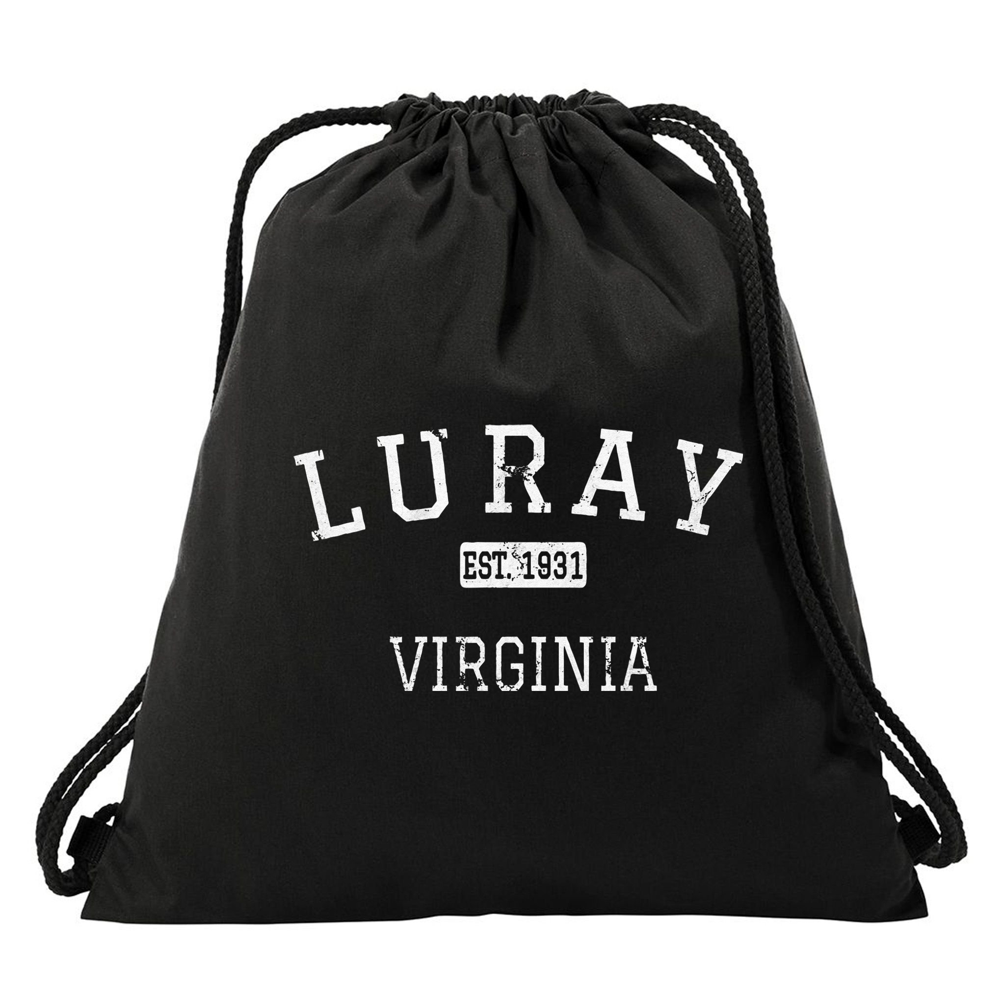 Luray Virginia VA Vintage Drawstring Bag
